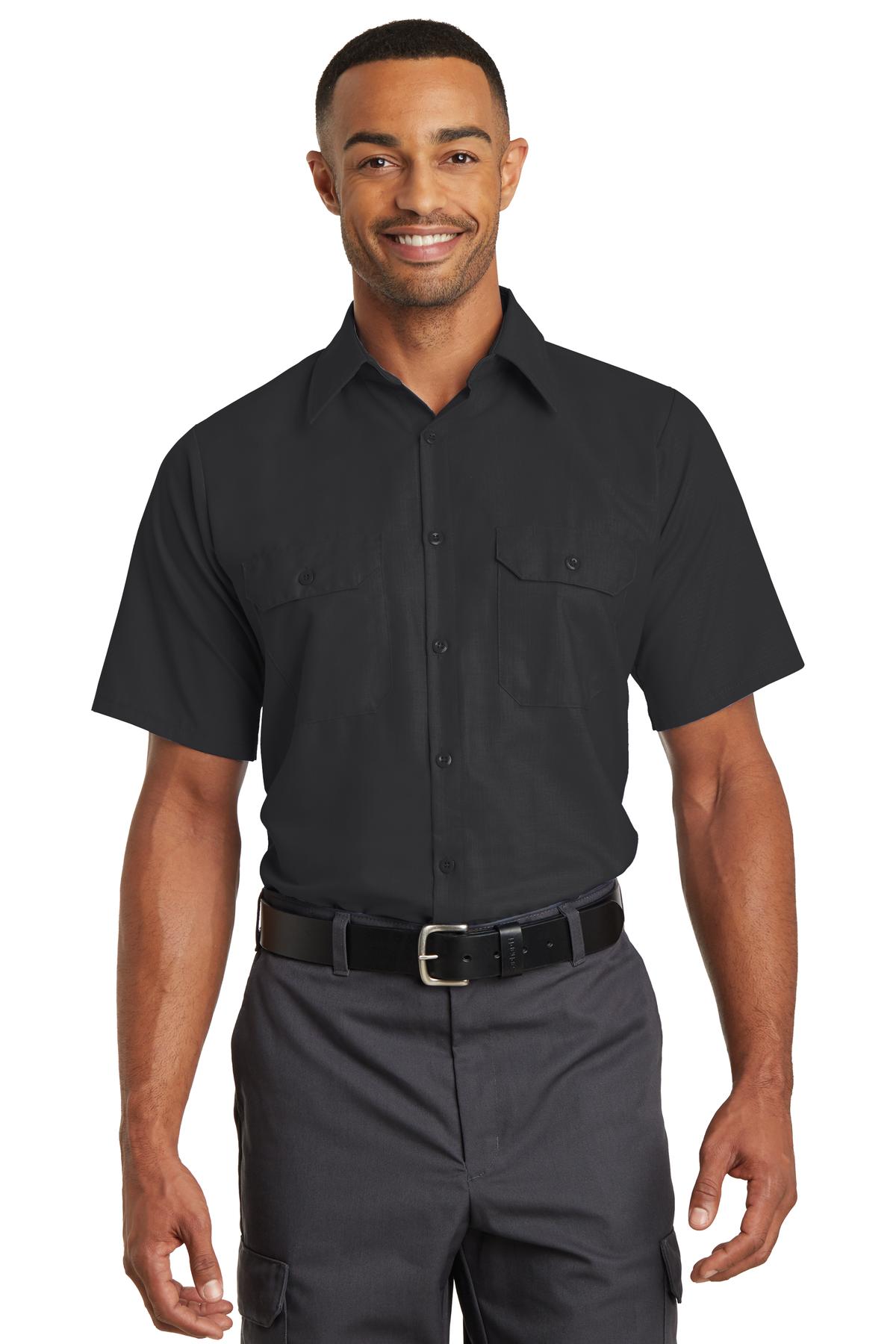 Red Kap   Short Sleeve Solid Ripstop Shirt. SY60