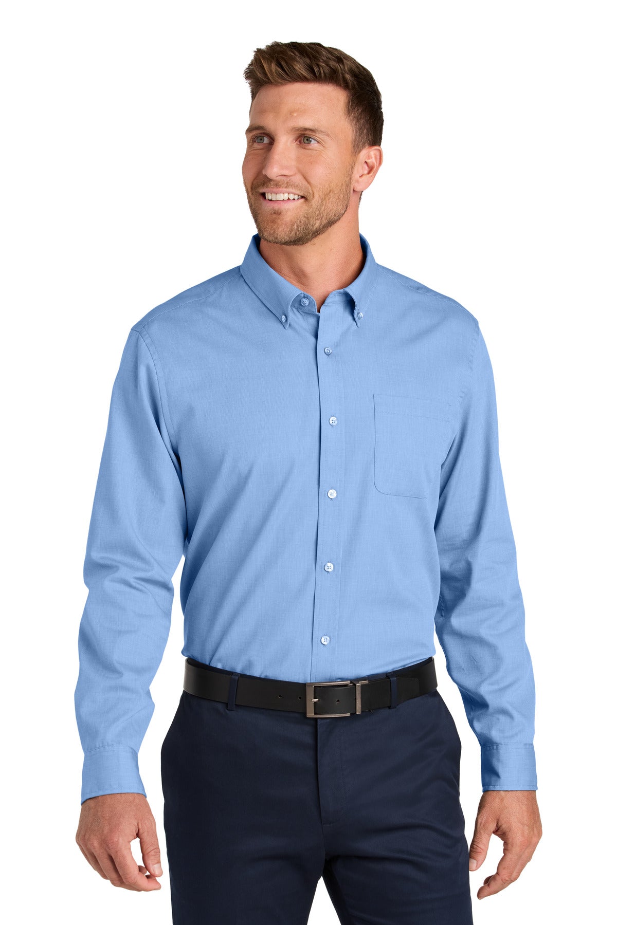 Port Authority   Long Sleeve Nailhead Easy Care Shirt W816